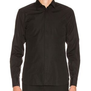 Yves Saint Laurent Brown‎ Silk Shirt - Size 42/16.5